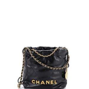 Chanel 22 Chain Hobo Quilted Calfskin #253822C48B